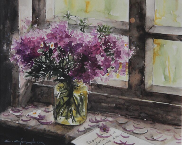 Celal GÜNAYDIN 35 X45 Suluboya