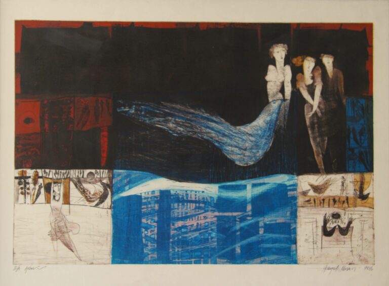 Hayati MİSMAN 85X116 cm (gravür baskı) E-A 1986